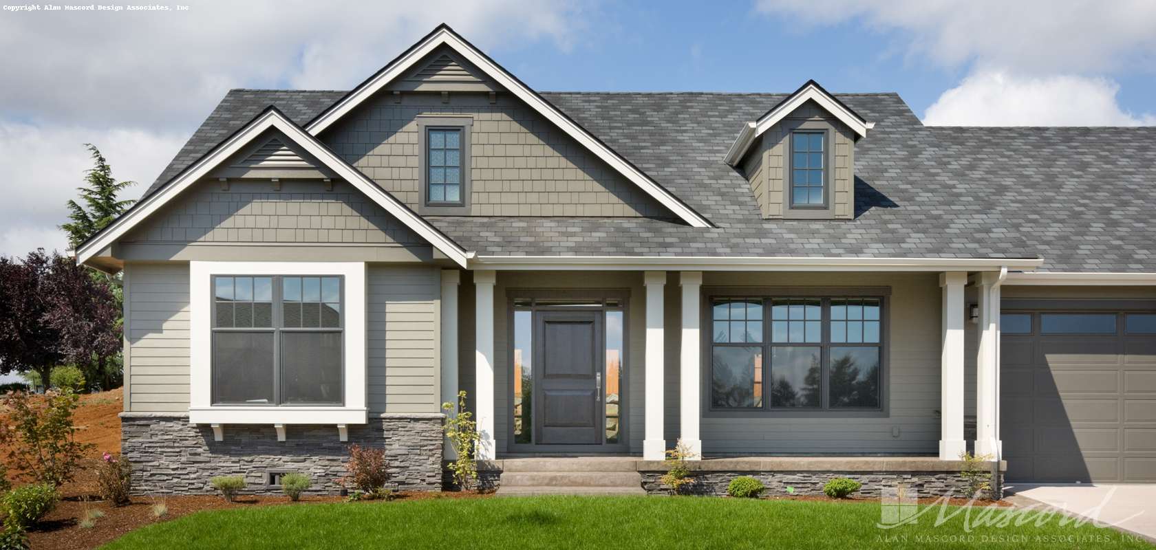 Mascord House Plan 22158: The Willard