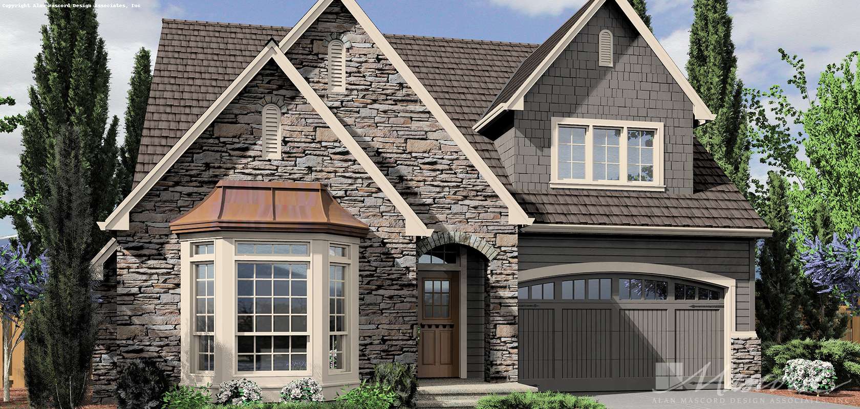 Mascord House Plan 22159: The Fairfield
