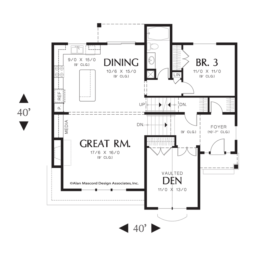 Traditional House Plan 22161 The Butler 2122 Sqft 3 Beds 3 Baths