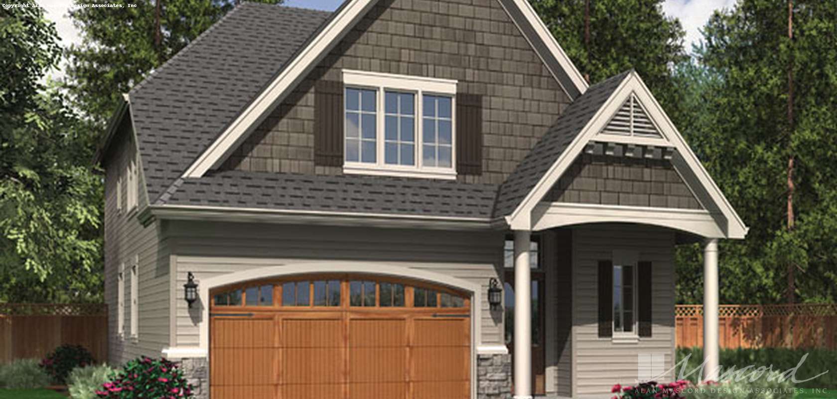 Mascord House Plan 22162A: The Bloomsdale