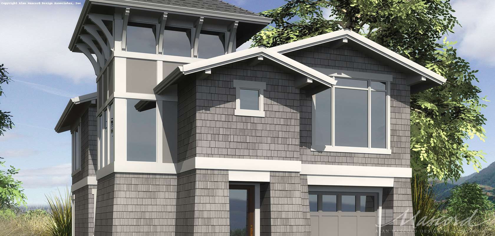 Mascord House Plan B22165: The Parkridge
