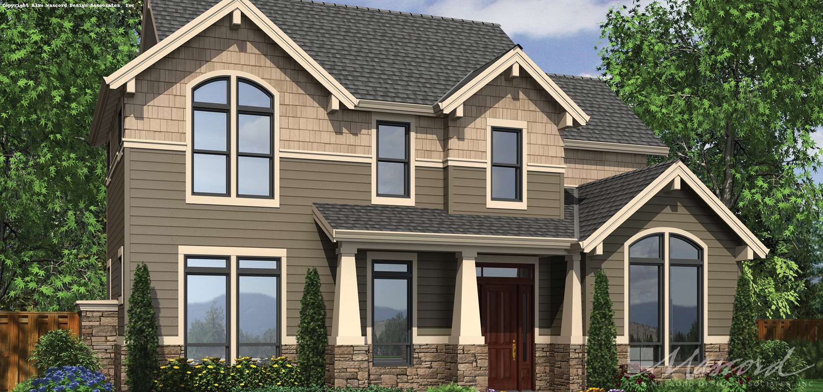 Mascord House Plan B22170: The Mayfield