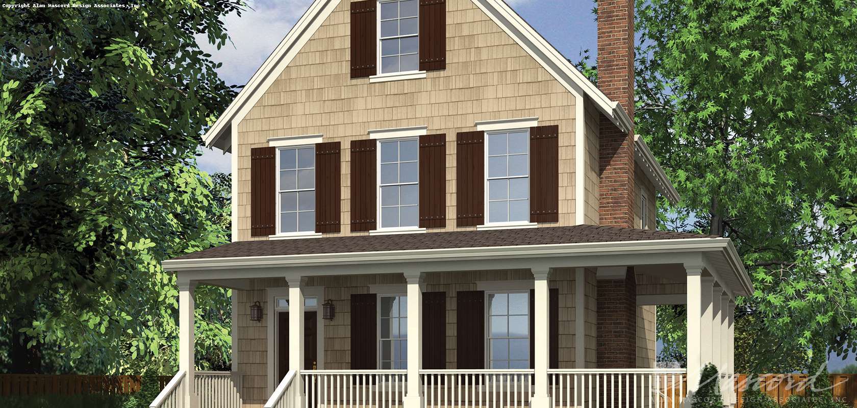 Mascord House Plan 22171: The Pranger