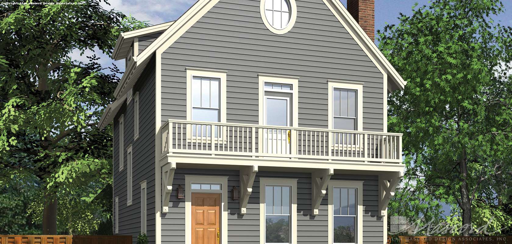 Mascord House Plan 22171A: The Eaton
