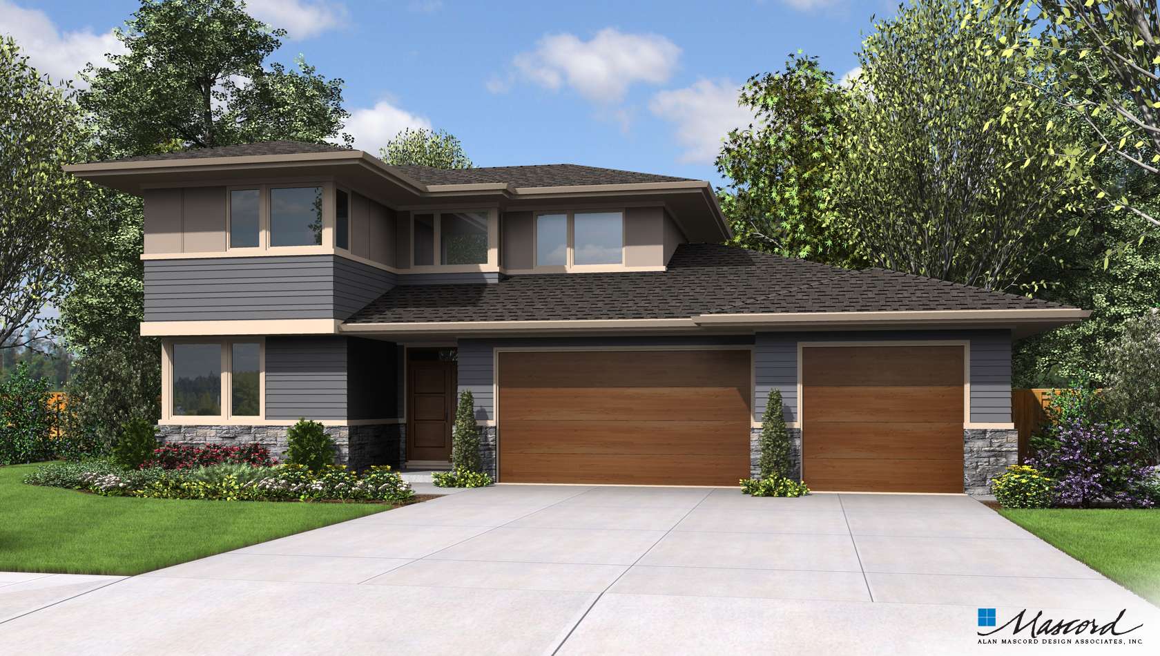 Mascord House Plan 22180BA: The Perry
