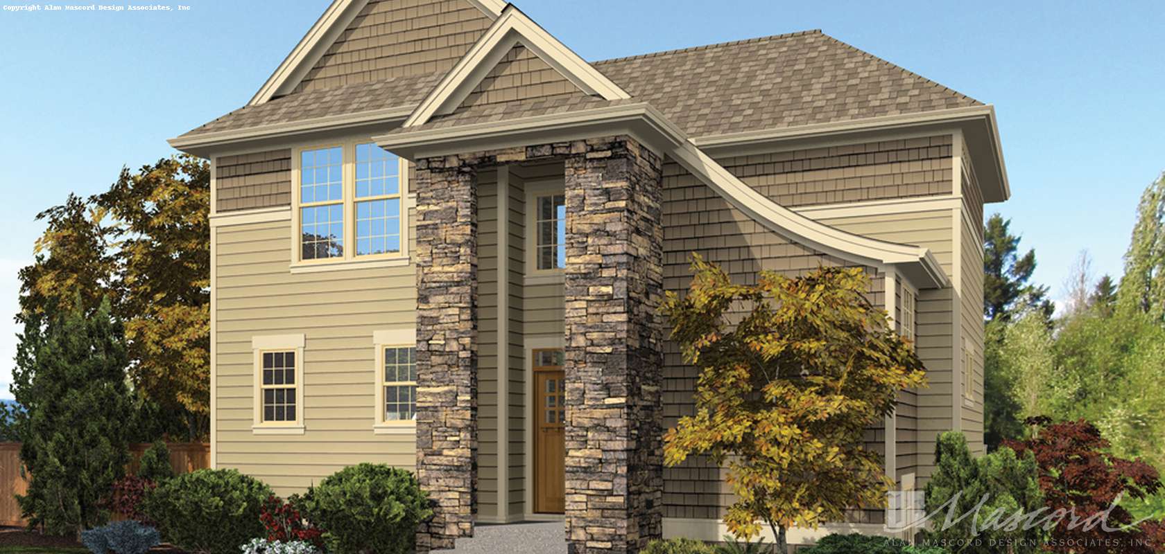 Mascord House Plan 22192A: The Birstall