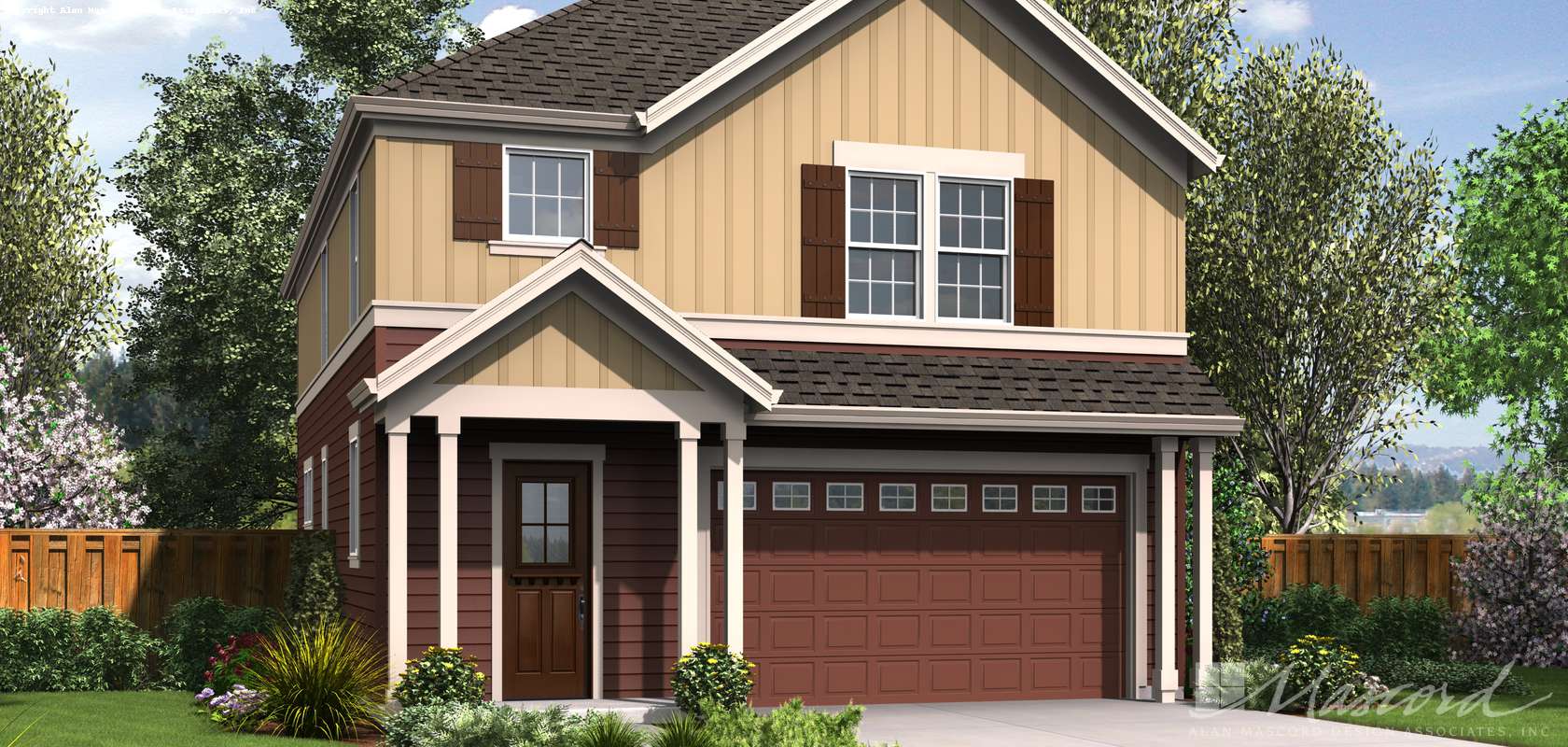 Mascord House Plan 22195: The Melville