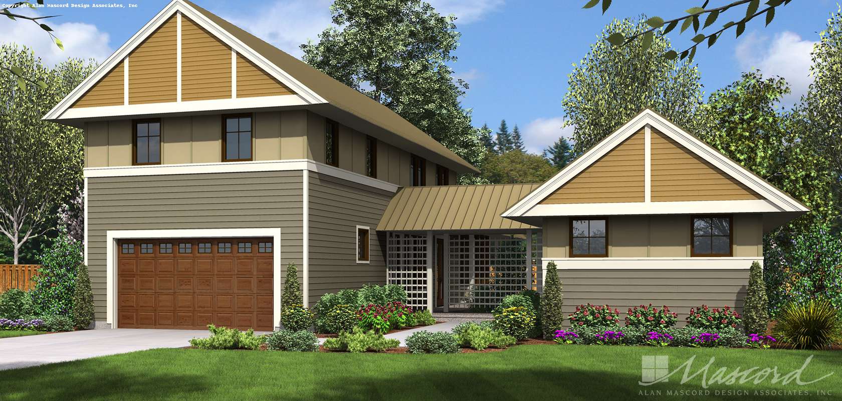 Mascord House Plan 22196: The Summerset