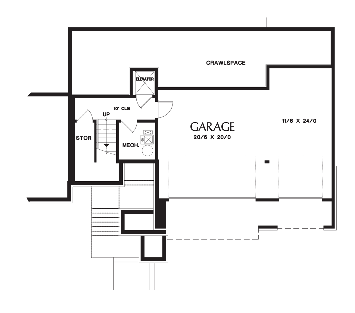 Contemporary House Plan 22197A The Burbank: 2737 Sqft, 3 Beds, 2.1 Baths