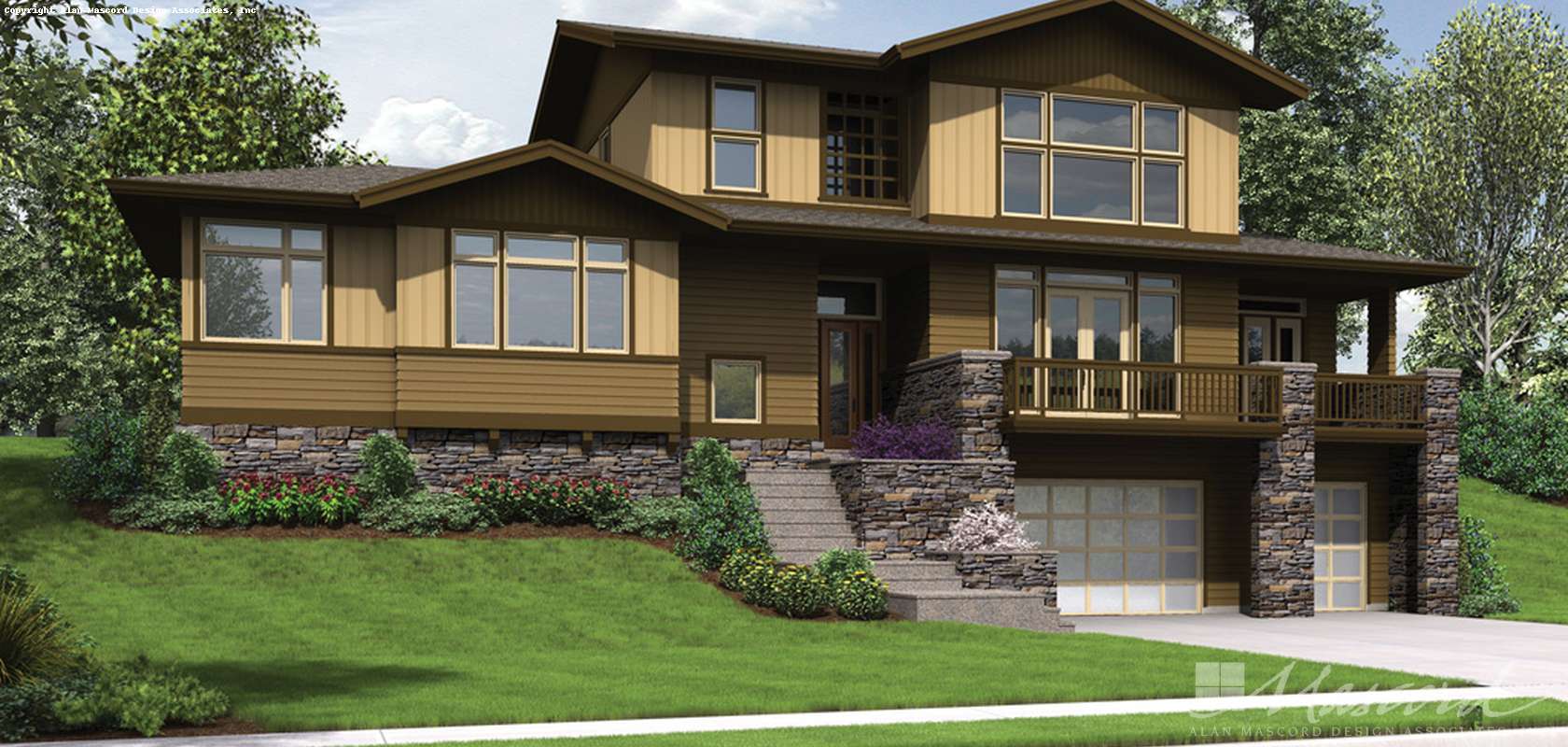 Mascord House Plan 22197: The Renicker