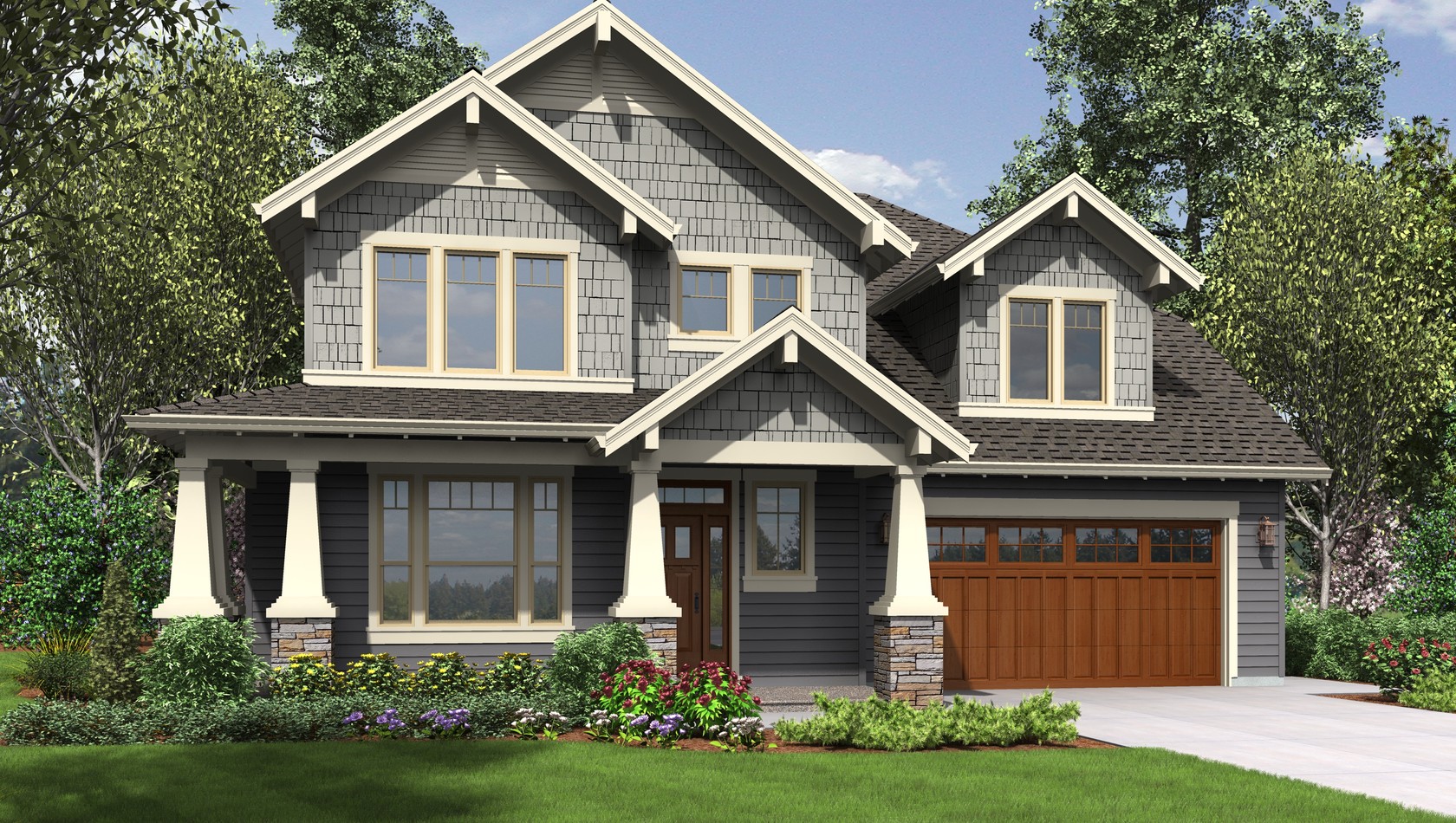 Main image for house plan 22199: The Hood River