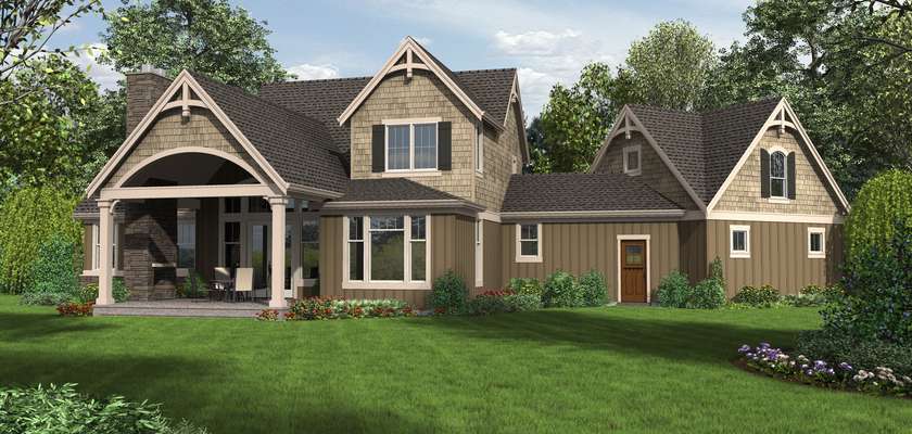 Country House Plan 22201 The Hartford: 2369 Sqft, 3 Beds, 3.1 Baths