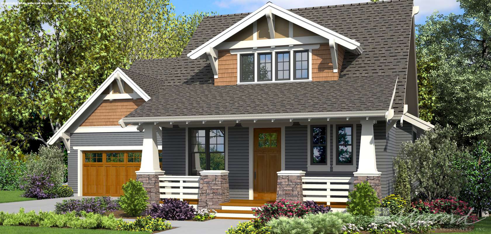 Mascord House Plan 22208B: The Darcy