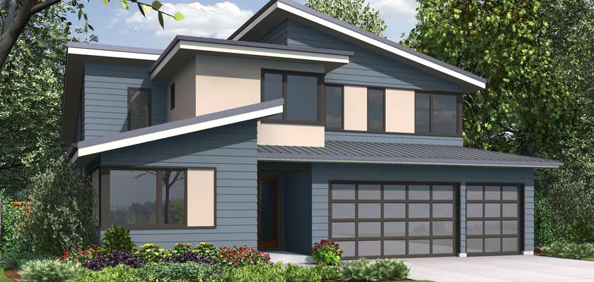 Contemporary House Plan 22210 The Sweetwater 2873 Sqft 4 Beds 3 Baths