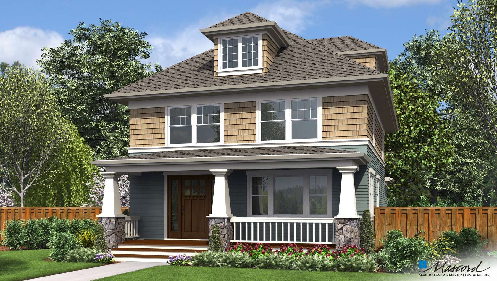 Main image for house plan 22214: The Waverly