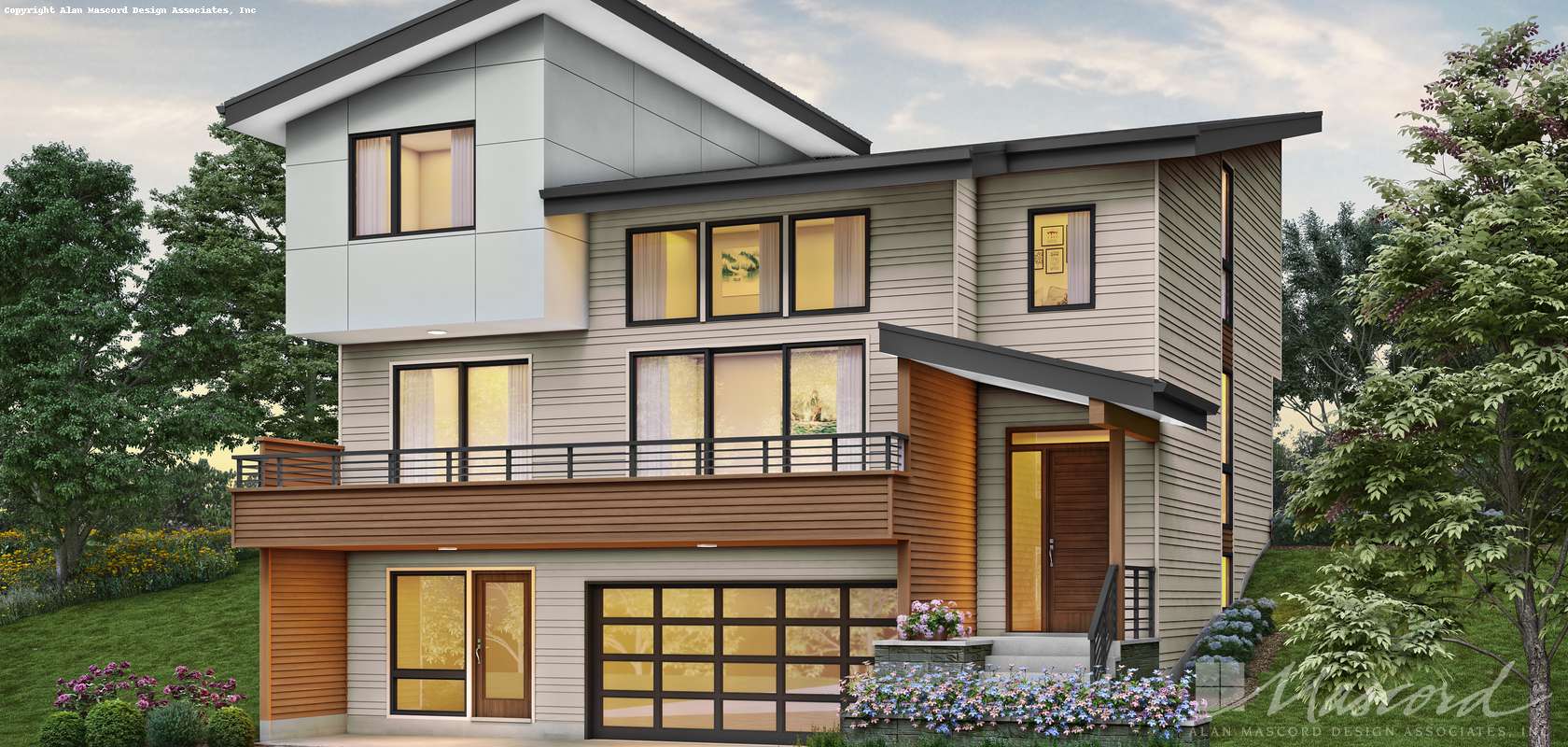 Mascord House Plan 22216A: The Augustine