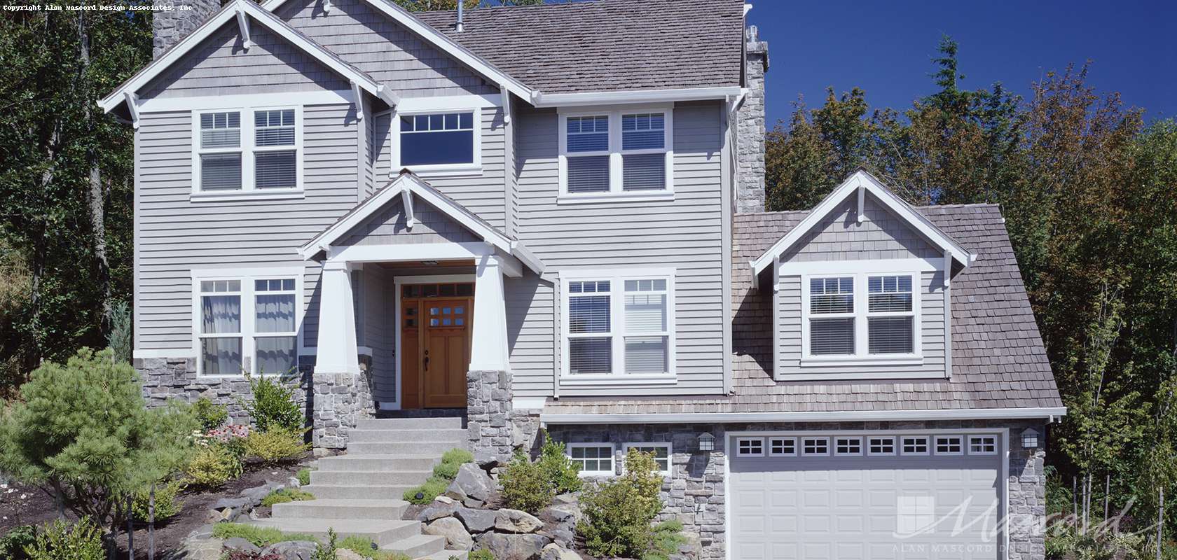 Mascord House Plan 2228VC: The Hinckley