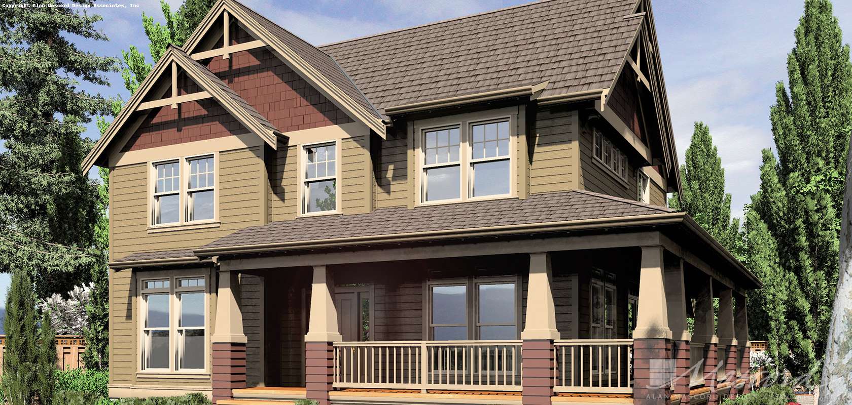 Mascord House Plan B2229: The Pennington