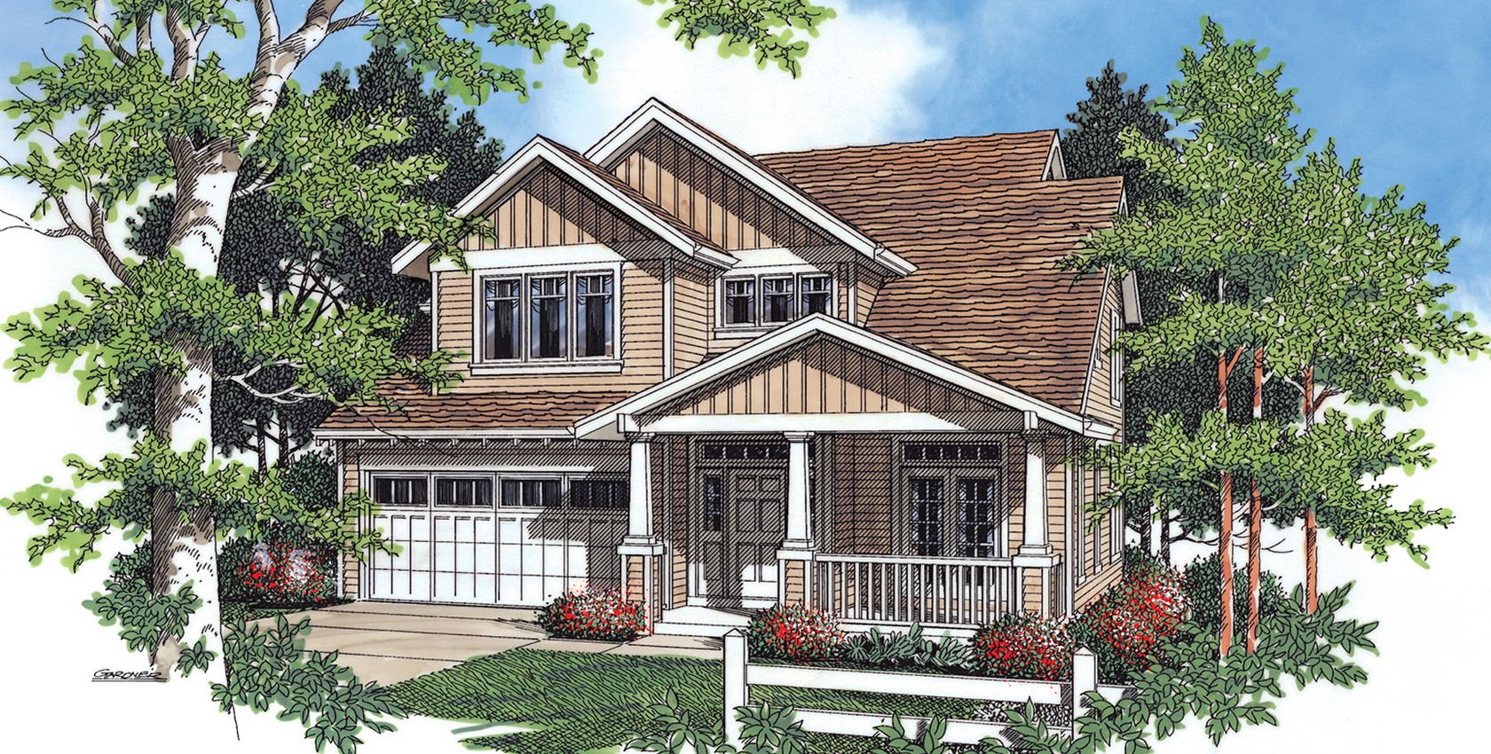 Mascord House Plan 2230C The