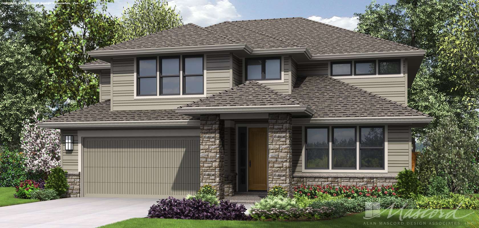 Mascord House Plan 2230CG: The Gardena