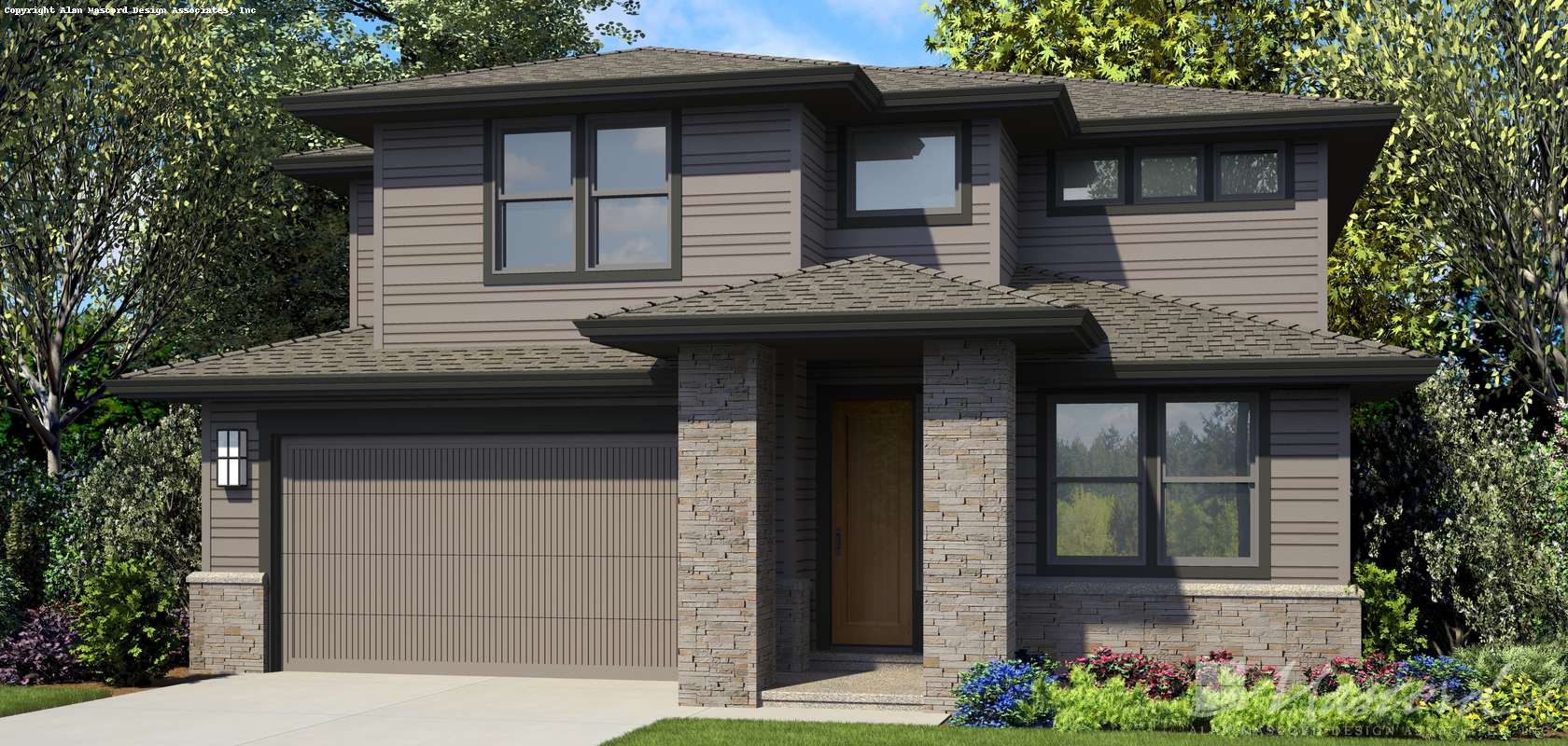 Mascord House Plan 2230CH: The Garden Grove