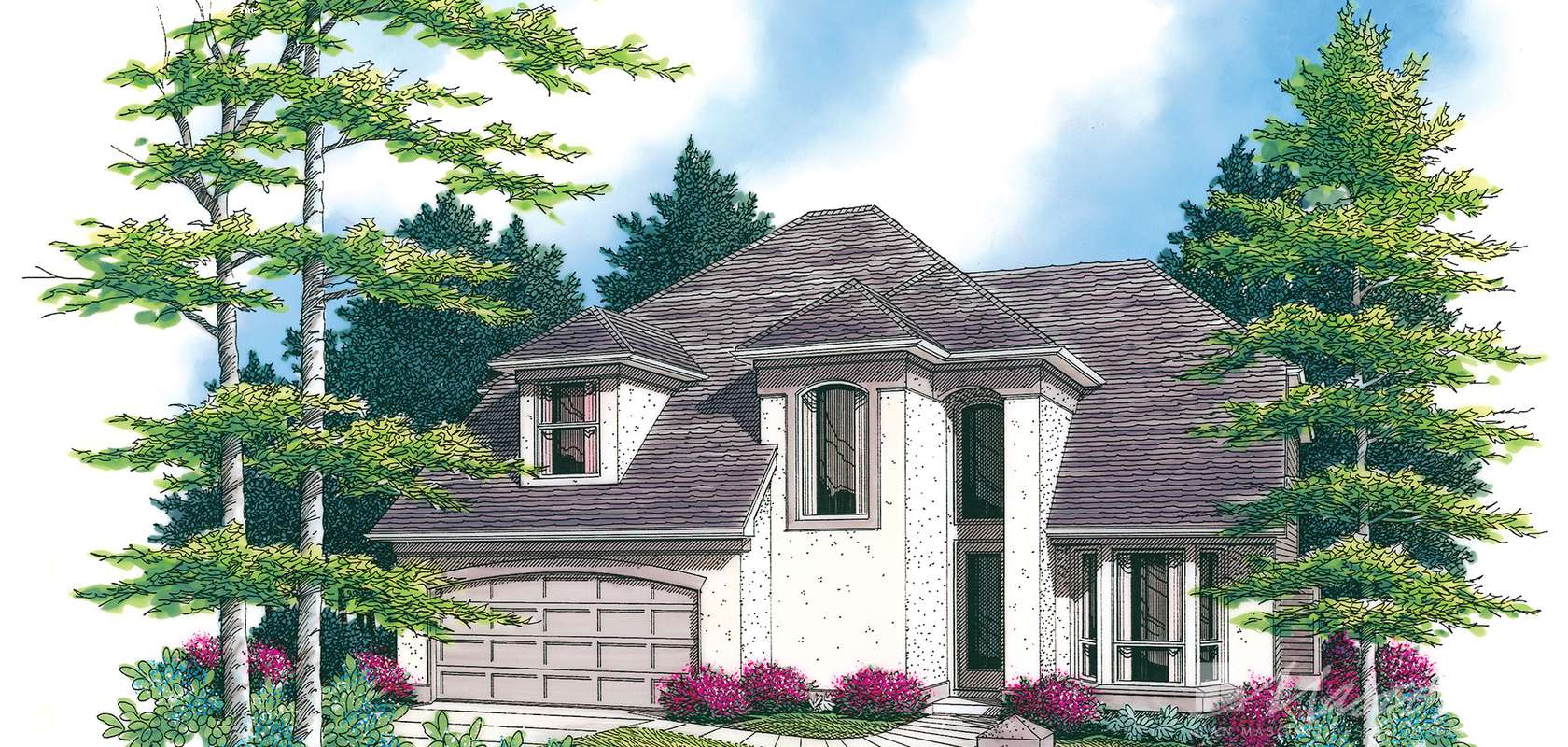 Mascord House Plan 2244BD: The Bromley