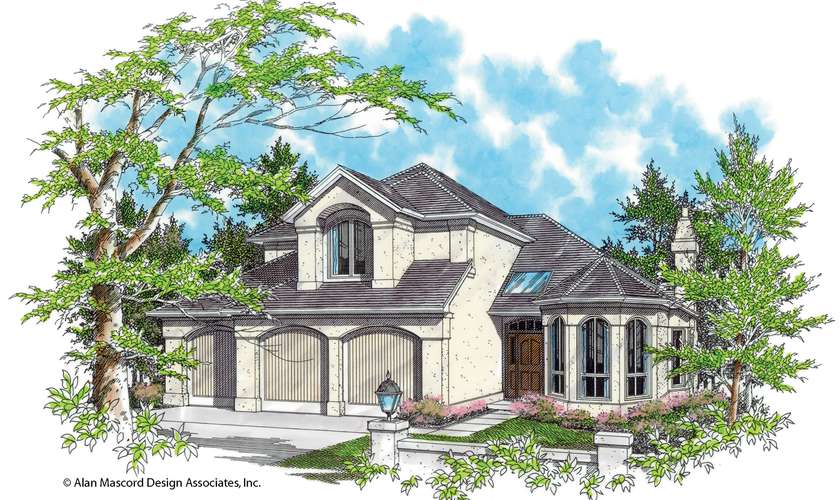 Mascord House Plan 2259: The Canby