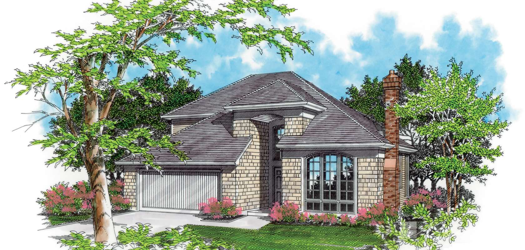 Mascord House Plan 2284: The Newberg