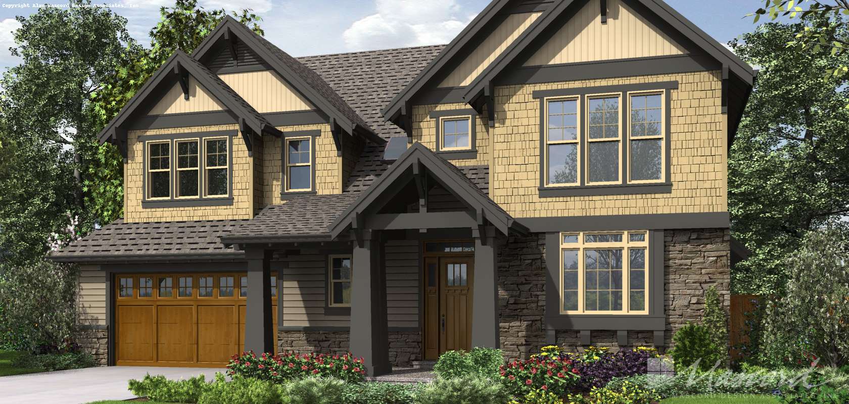 Mascord House Plan 23105: The Ridley