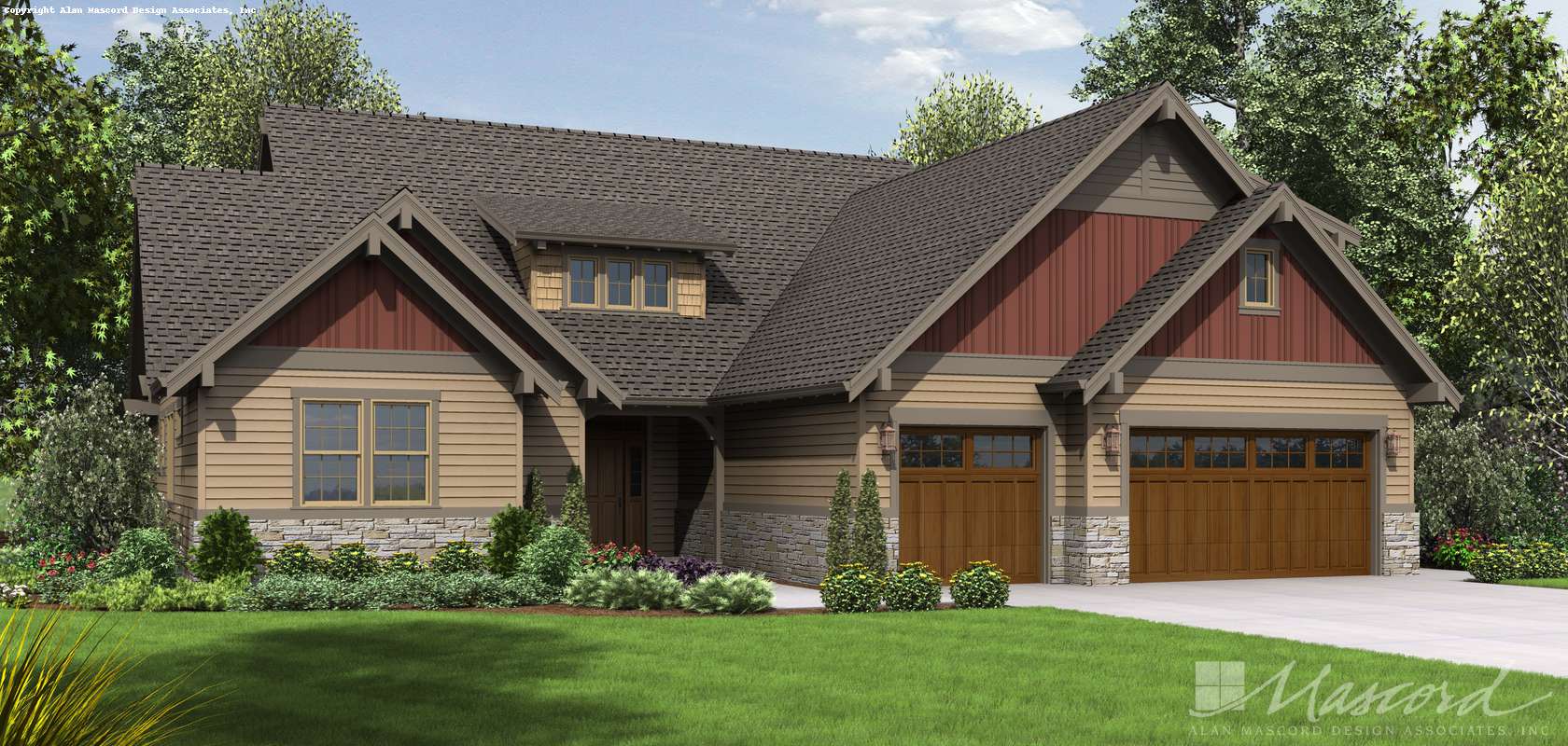 Mascord House Plan 23109: The Leuven