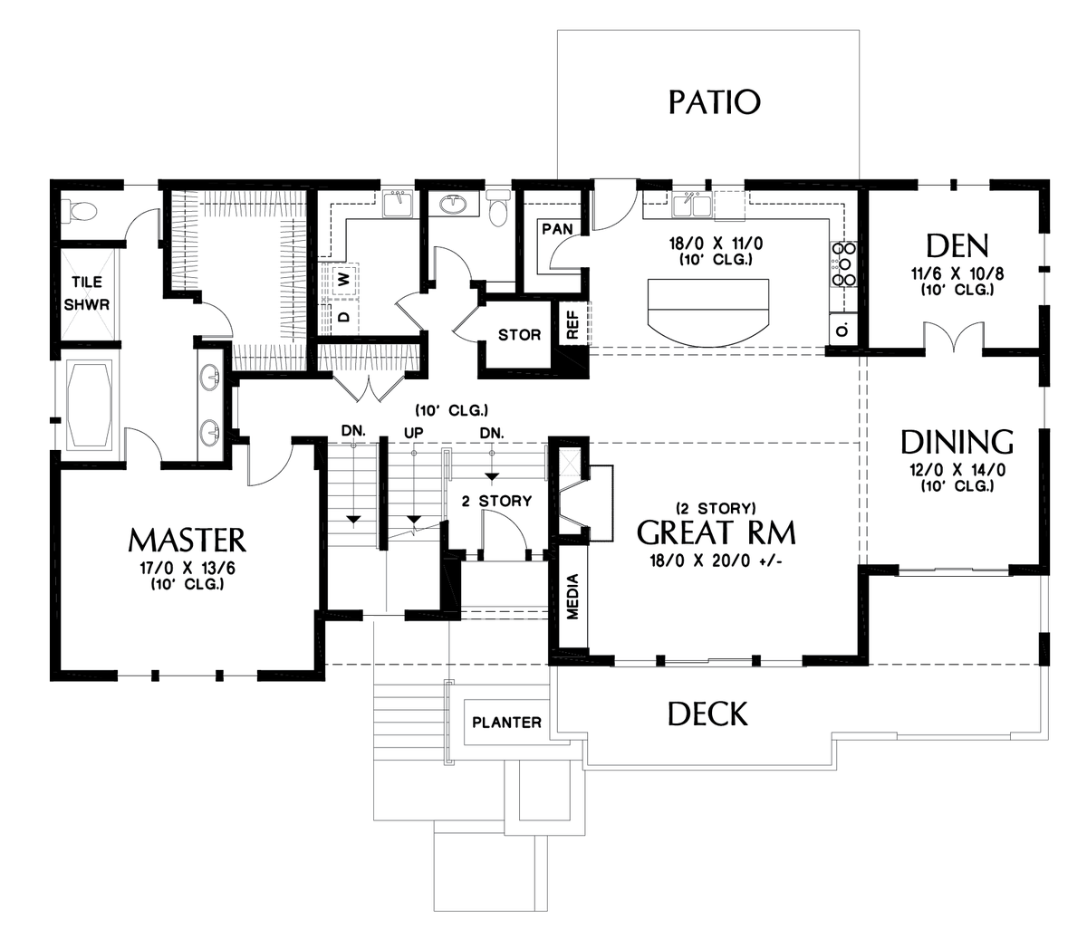 Contemporary House Plan 23110 The Milwaukee: 3146 Sqft, 3 Beds, 2.1 Baths