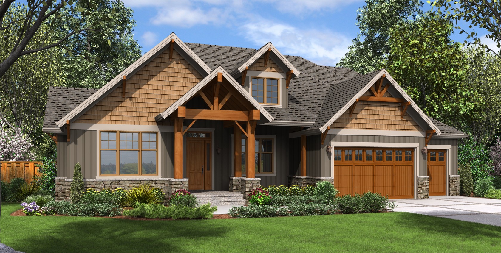 Mascord House Plan 23111 - The Edgefield