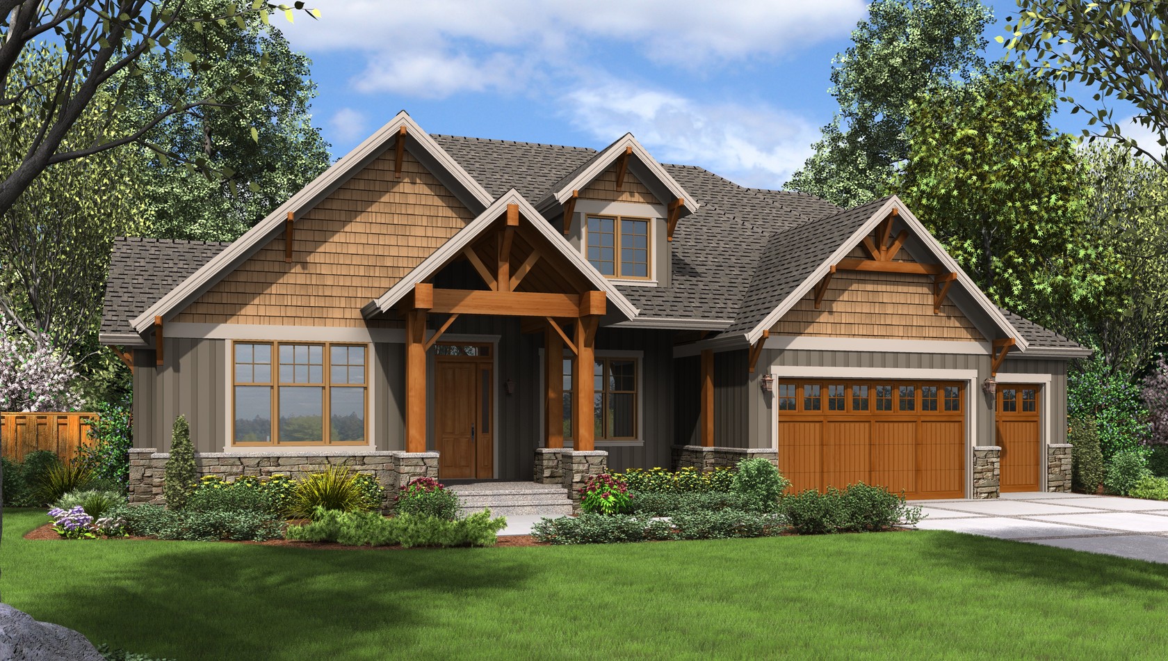  Craftsman  House  Plan  23111  The Edgefield  3340  Sqft 4  