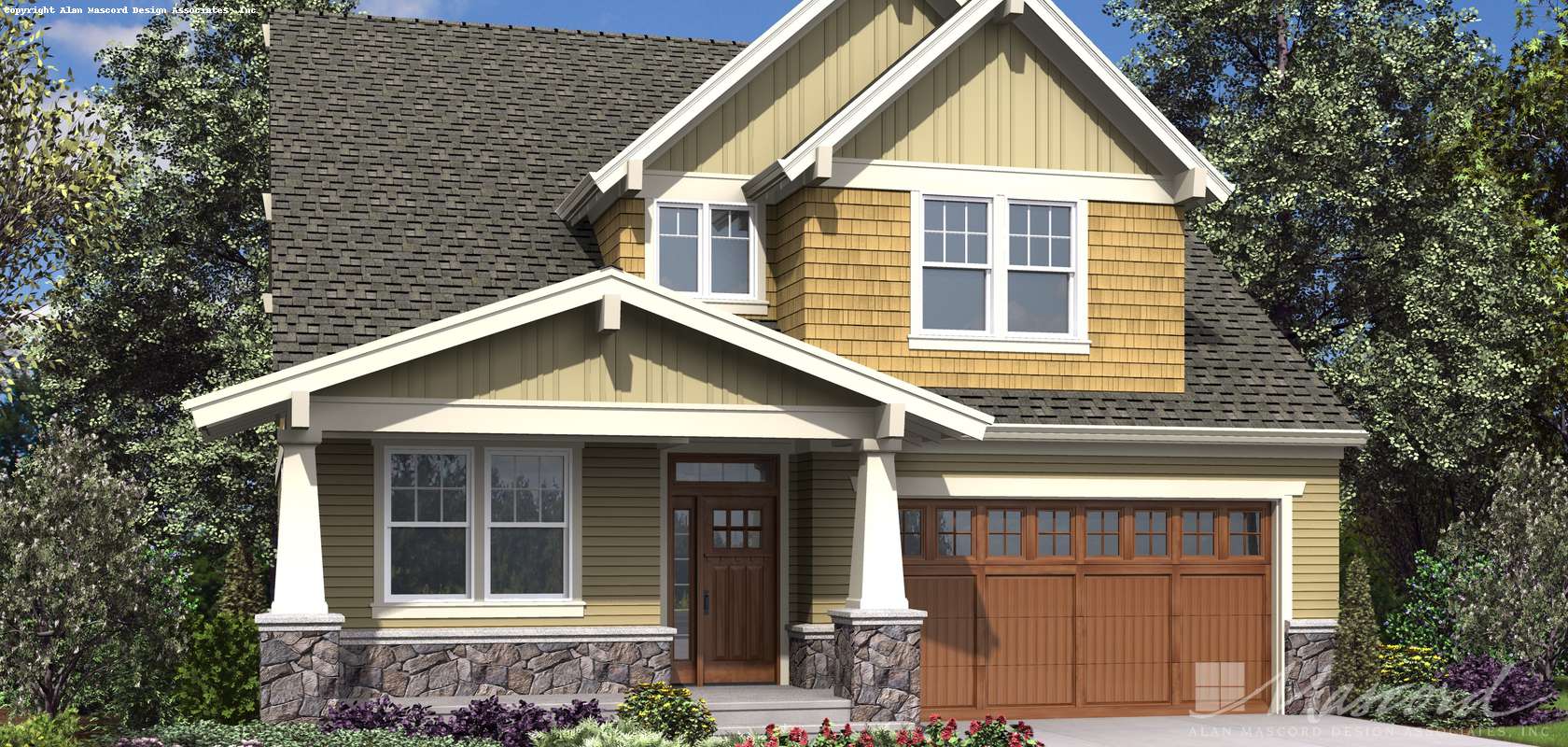 Mascord House Plan 23114: The Mellowhaven