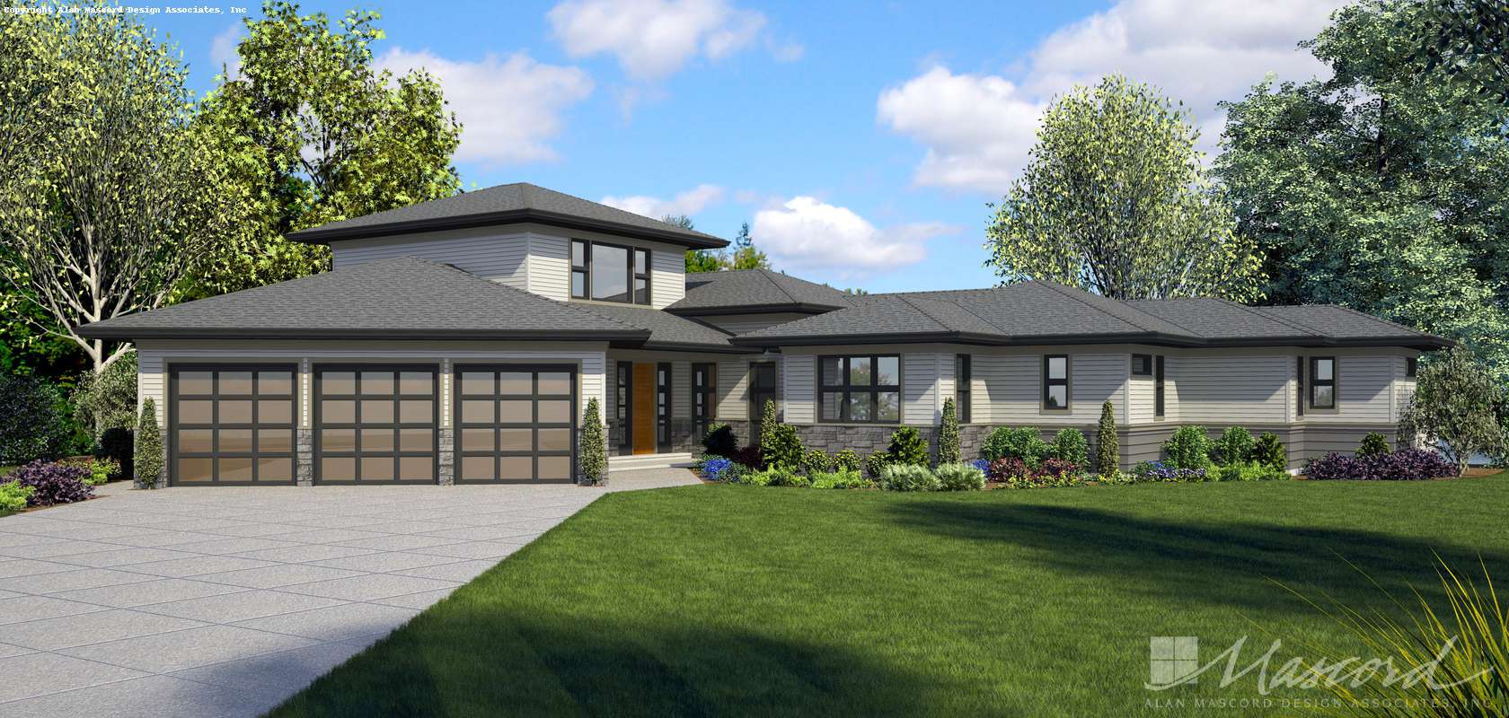 Mascord House Plan 23115: The Phoenix