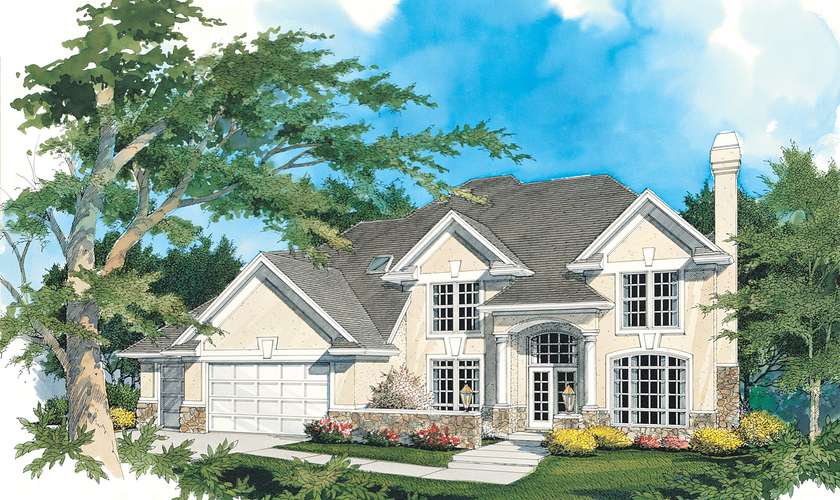 European House Plan 2313A The Rosenfeld 3232 Sqft, 4 Beds, 3.1 Baths