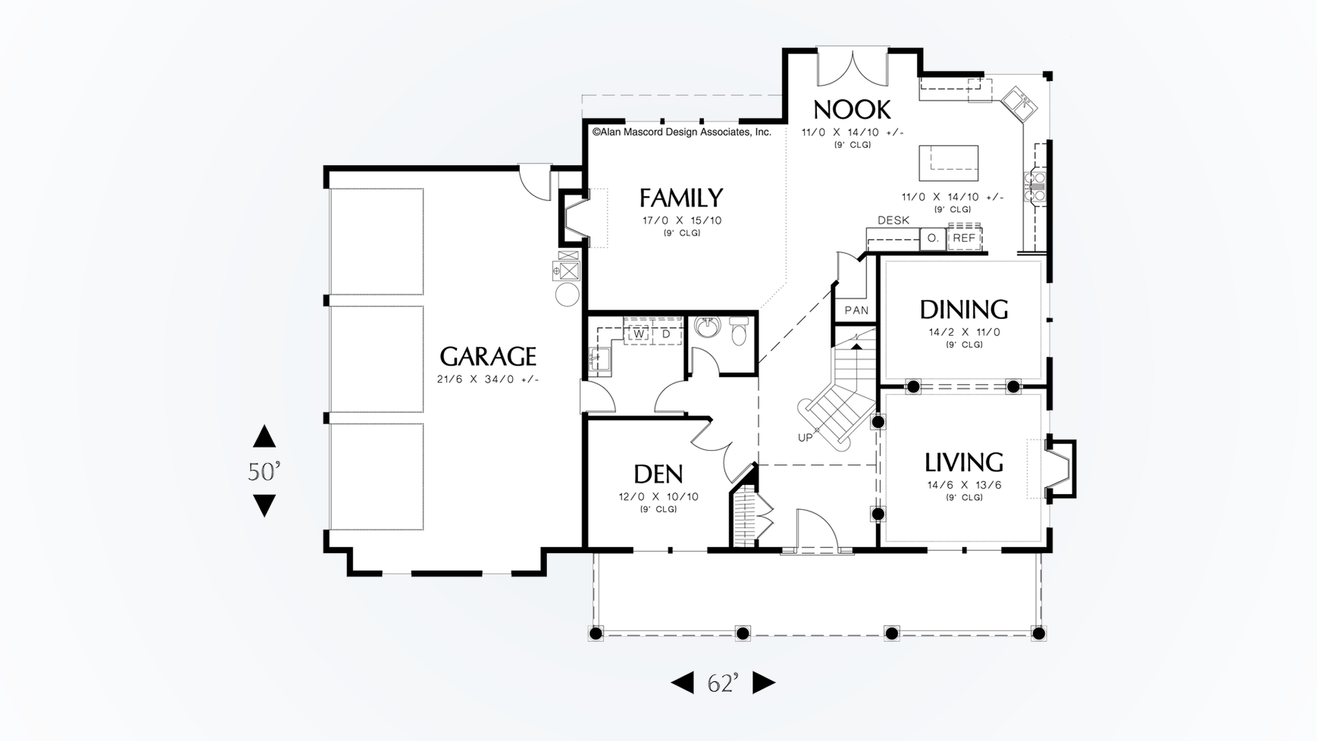 Country House Plan 2322F The Cameron: 3088 Sqft, 4 Bedrooms, 2.1 Bathrooms