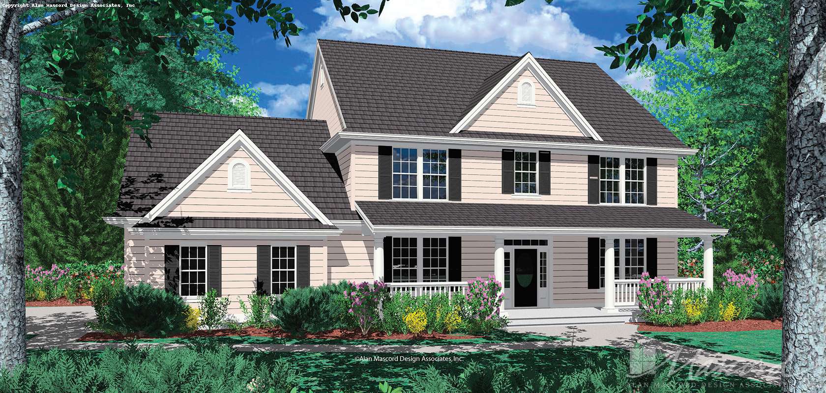Mascord House Plan B2322F: The Cameron