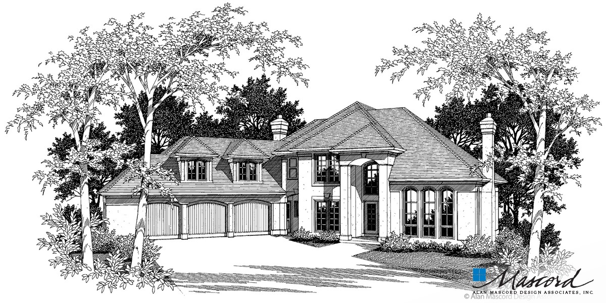 Mascord House Plan 2330 - The Spierling