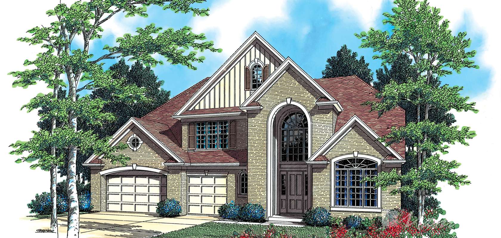 Mascord House Plan B2355: The Reynolds