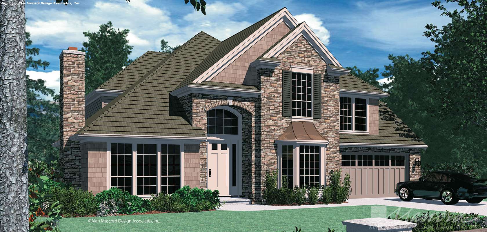 Mascord House Plan 2363: The Primrose