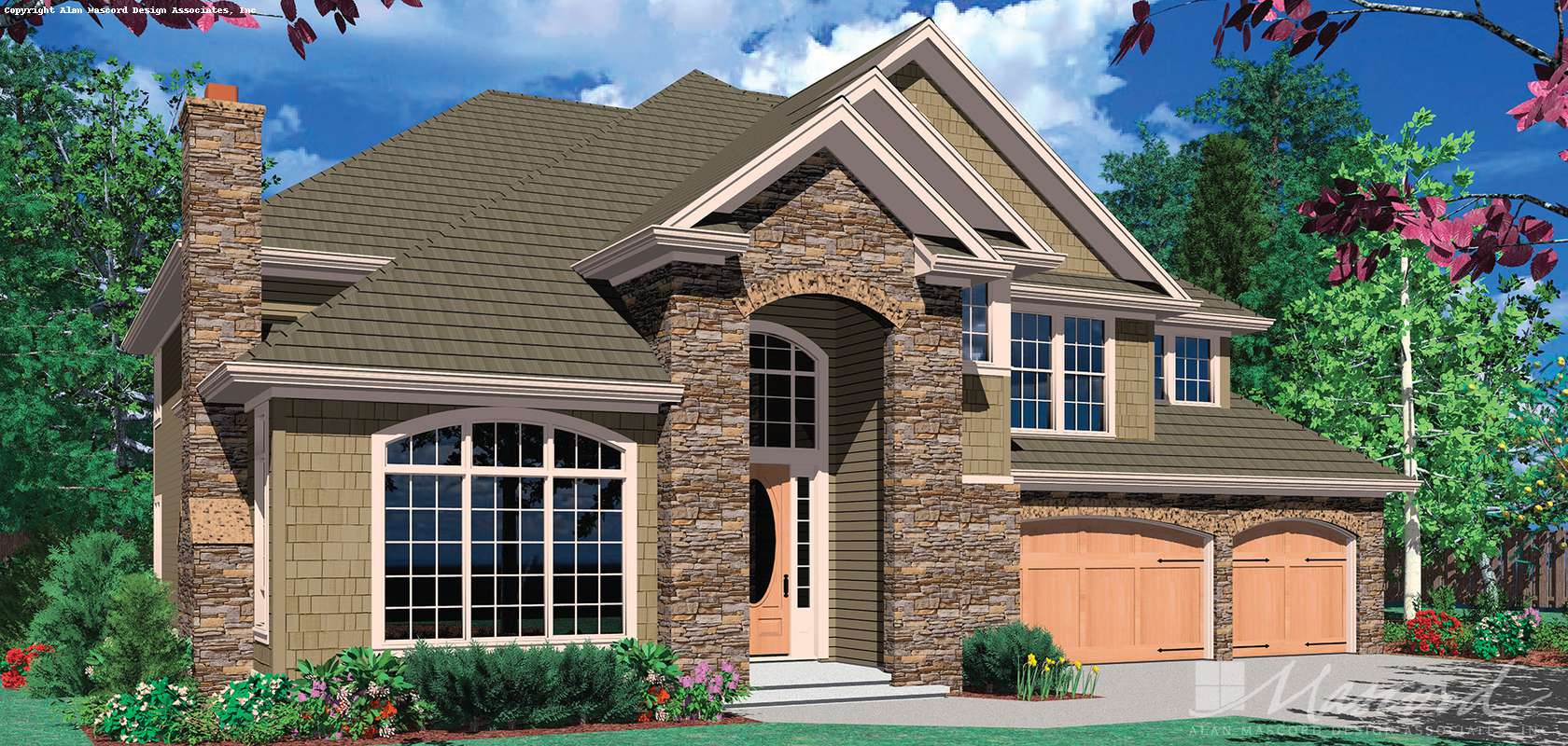 Mascord House Plan B2365: The Elegans