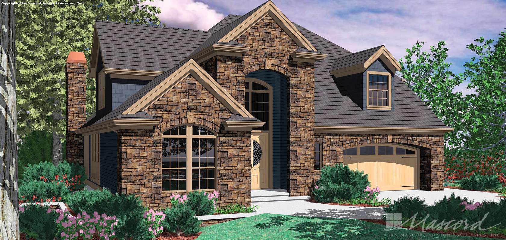 Mascord House Plan 2366: The Rockspring