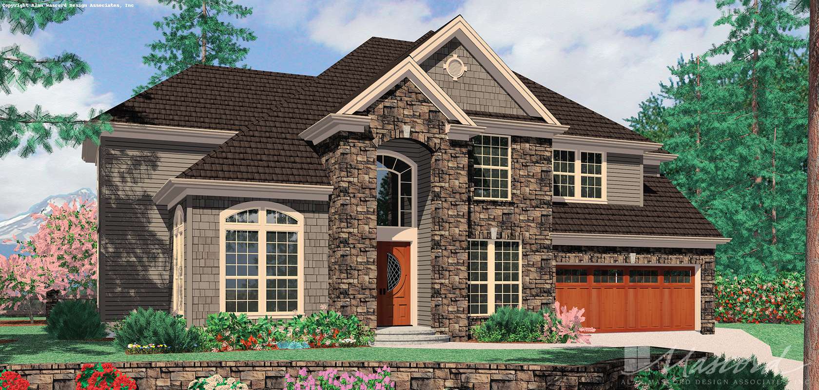 Mascord House Plan 2368: The Sedgwick