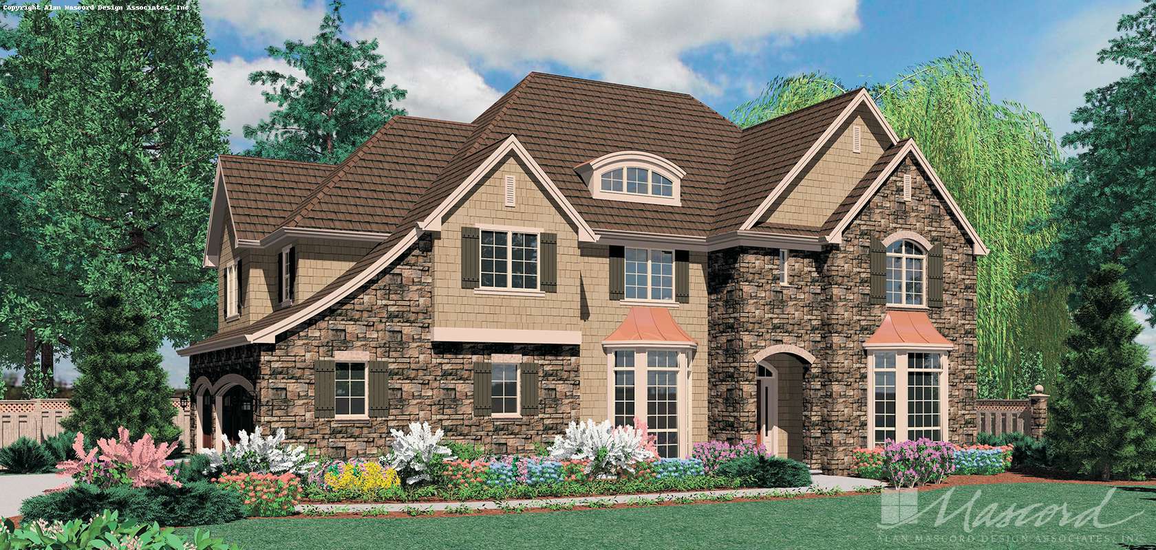 Mascord House Plan 2369: The Campbell