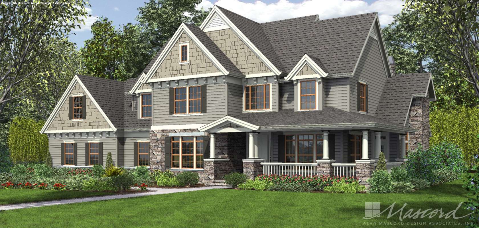 Mascord House Plan 2371: The Masonville