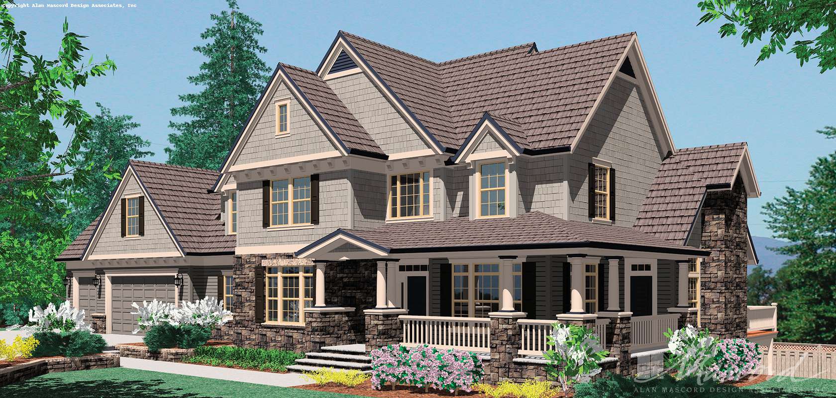 Mascord House Plan 2371A: The Hayfield