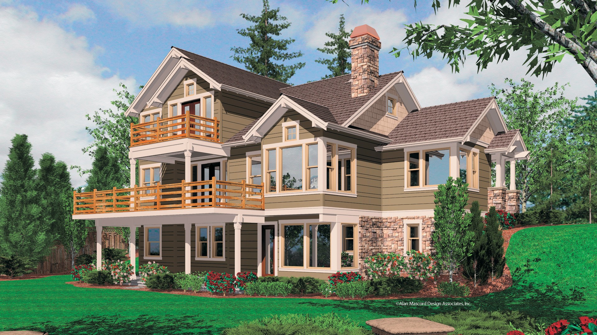 Alan Mascord  Craftsman House  Plans 