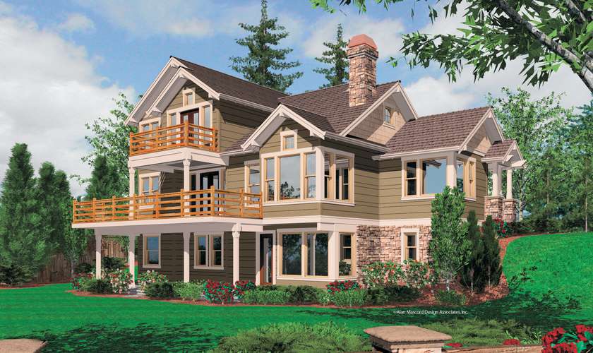 Mascord House Plan 2374: The Clearfield