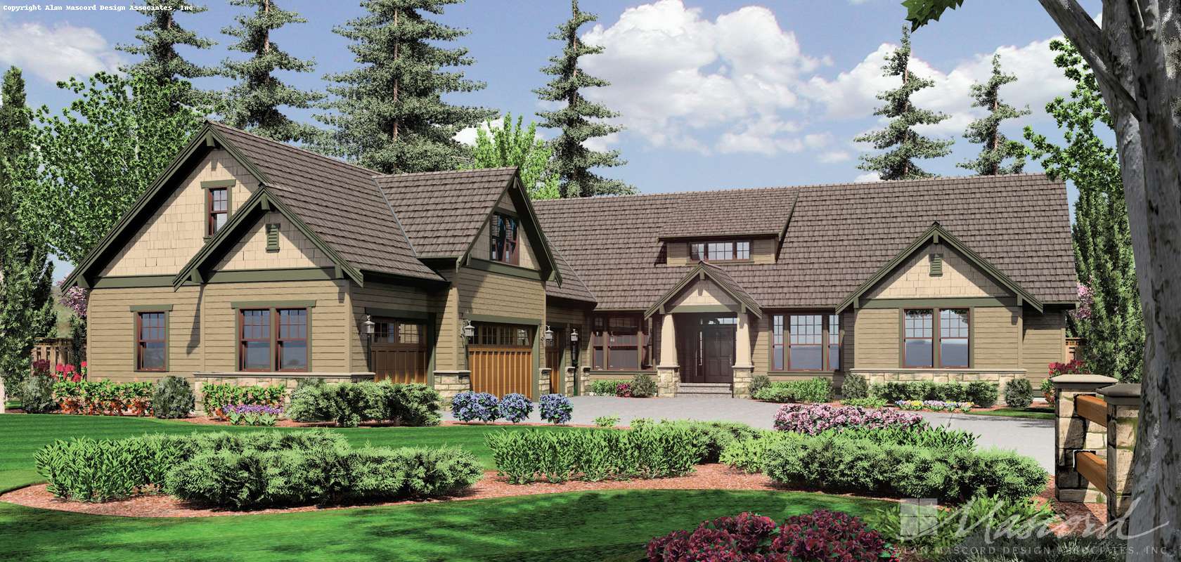 Mascord House Plan 2377: The Pineville